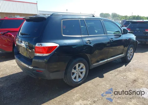 2012 Toyota Highlander Se V6 из США, поврежденный, VIN 5TDZK3EH8CS089125